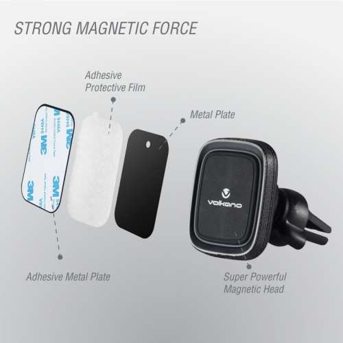 Volkano Hold Series Car Airvent Magnetic Phone Holder