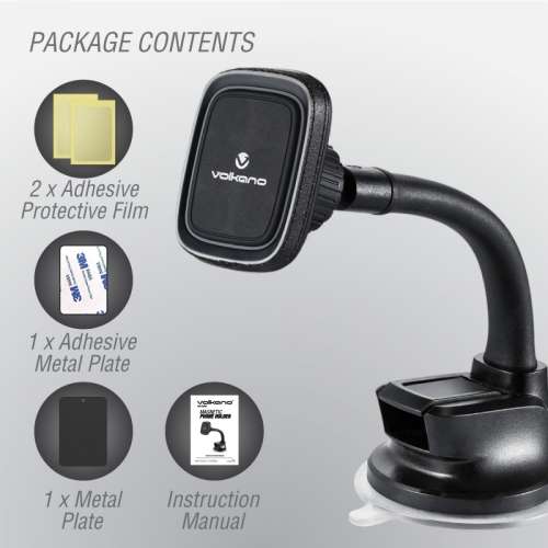 Volkano Hold Series Magnetic flexi dash phone holder