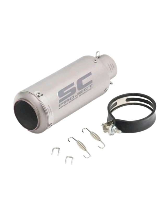 SC exhaust project pipe SILVER