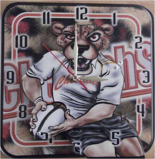 CHEETAHS RUGBY CLOCK
