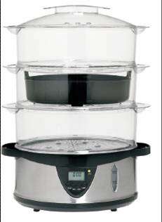 PROFESSIONAL 3-TIER FOOD STEAMER ***BRAND NEW***