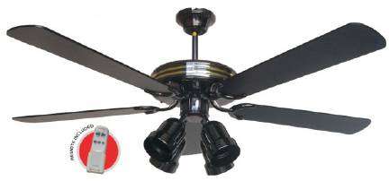 132cm Ceiling Fan - Reversible with Remote Control (GOLDAIR) ***BRAND NEW***