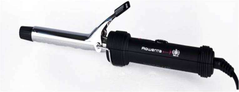 Hair Curling Tong & Pouch (ROWENTA - Made in Germany)
