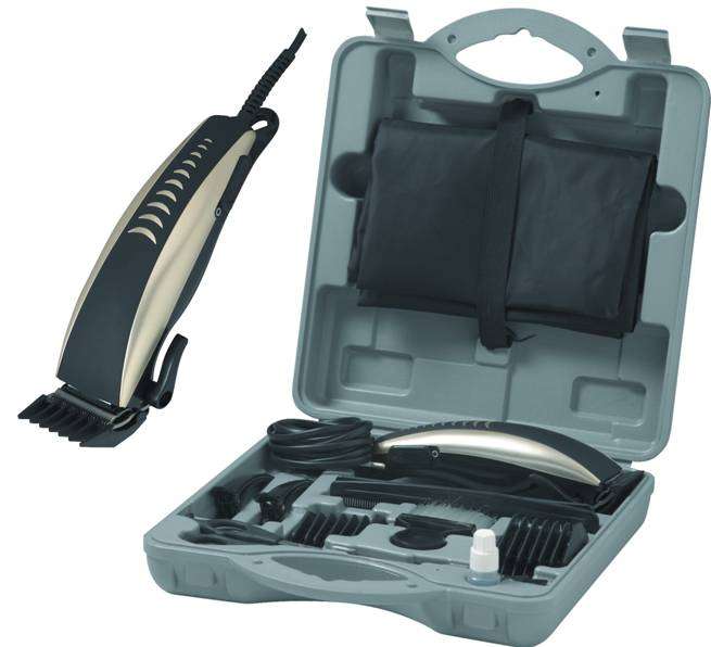 Professional 16-piece Hair Clipper Set with Carry Case