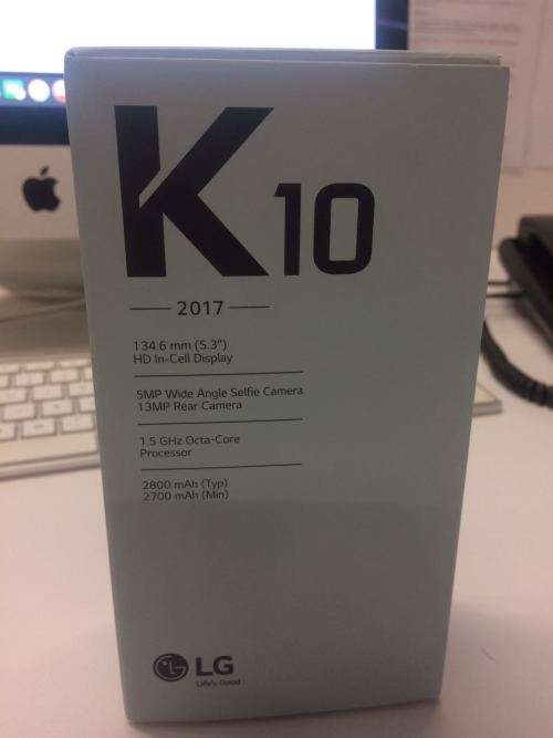 LG K10 Smartphone 2017 16GB LTE - Titan