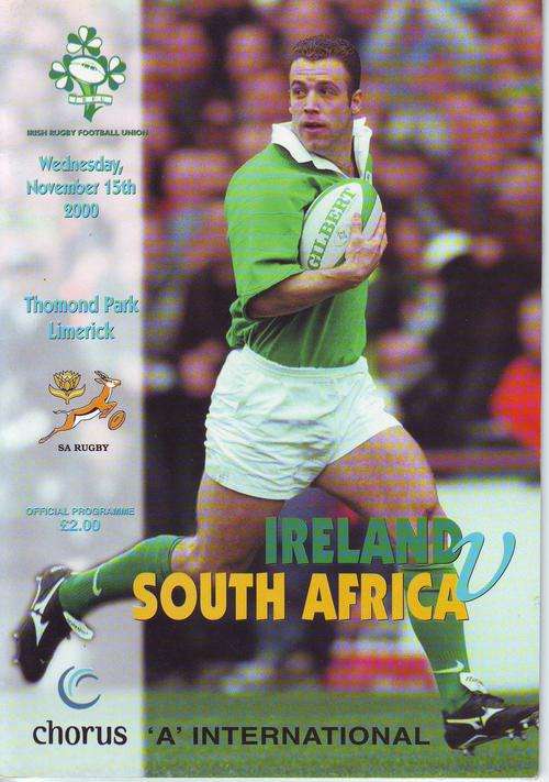 Springbok Tour 2000 - Ireland 'A' vs South Africa