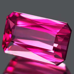 1.05ct RAVISHING CLEAN PINK TOURMALINE - Polished in an elegant Emerald Cut