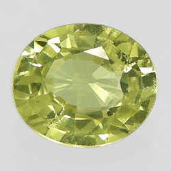 0.64ct CLASSIC CHRYSOBERYL OVAL - lovely luster!