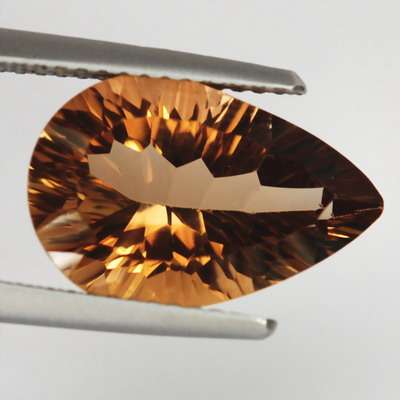 1.97ct FANTASTIC CHAMPAGNE TOPAZ PEAR