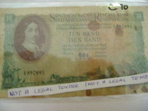 R10 BANKNOTE C3890895  MH DE KOCK