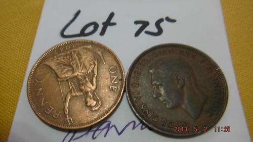 BID PER COIN - 1947 1 PENNY