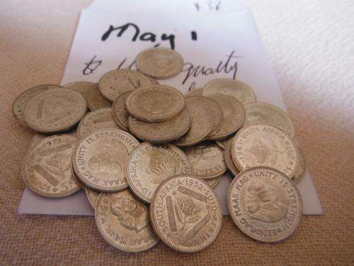 38 X HIGH QUALITY UNION TICKEYS - BID PER COIN