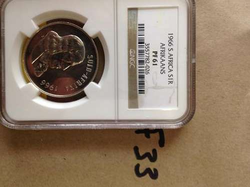 1966 SA SILVER R1 PF61