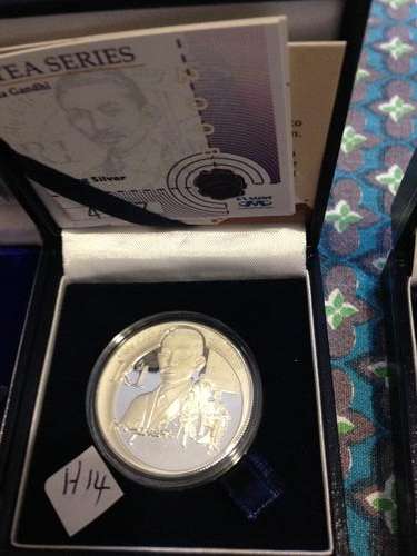 2008 SA SILVER R1 IN SA MUNT BOX - GHANDI CAPSULATED WITH CERT