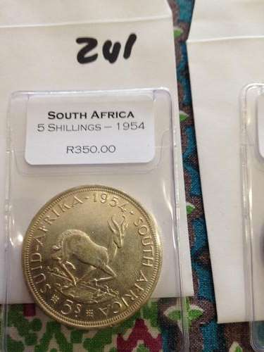 1954 sa union crown / 5 shilling