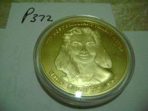 GOLD PLATED HOLLYWOOD SUPERSTAR TOKEN