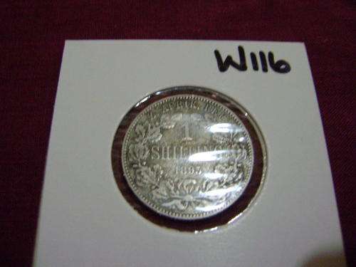 1895 VF ZAR 1 SHILLING HIGH GRADE