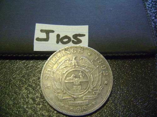 1892 ZAR 5 SHILLINGS/ CROWN DOUBLE SHAFT - EXCELLENT