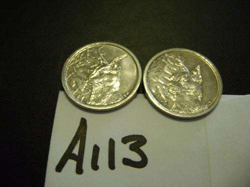 2X   2004 SA MINT ISSUED TOKENS WILD CAT  BID PER COIN  R10.00