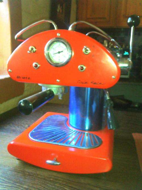 Ariete Coffee/Espresso Machine - Cafe Retro - Red