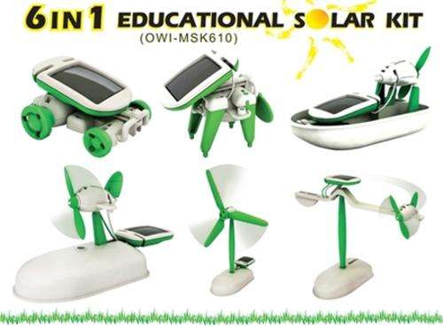 6 in 1 Solar Powered Robotics Kit
