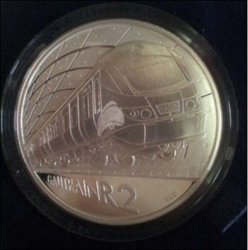 LATE ENTRY: 2012 GAUTRAIN Silver R2 Proof - Still sealed as from SA Mint