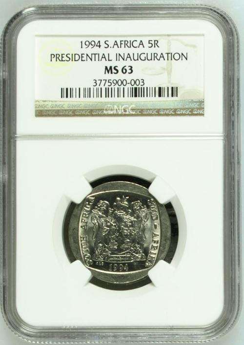 Mint-State 1994 Inauguration R5 - NGC graded MS63