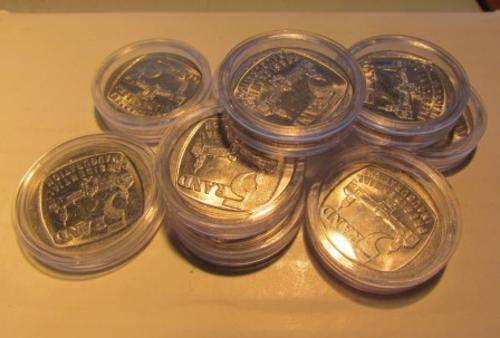 In memory of Nelson Mandela - Collection of circulated Inauguration R5 coins - Bid per coin