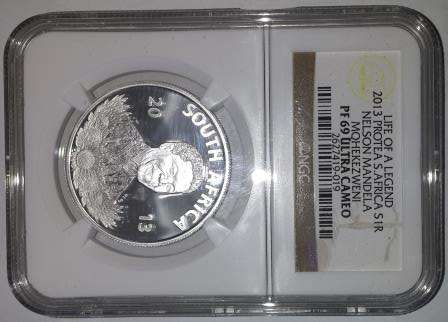 Limited Edition 2013 Silver Life of a Legend Protea R1 - PF69UC
