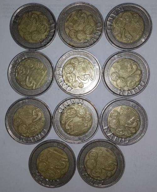 2011 SARB 90th Anniversary Circulation R5 - Bid per coin