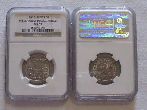 1994 Mandela Inauguration / NGC graded / MS63