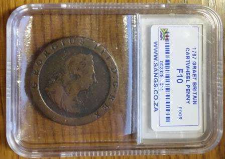 Scarce GB 1797 Cartwheel Penny - Not often found on BoB anymore