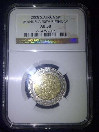 2008 Mandela Birthday coin AU58