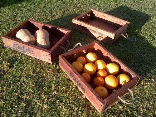 Wood crates dark oak 400mm x 250mm