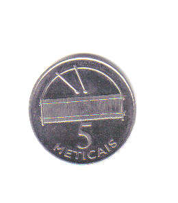 2006 5 METICAIS -------GOOD GRADE--------