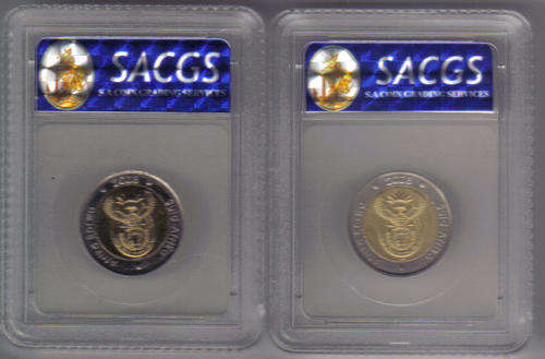 MANDELA SACGS MS64 & MS65