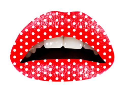 Violent Lips - Red Polka Dots