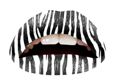 Violent  Lips - Zebra Print