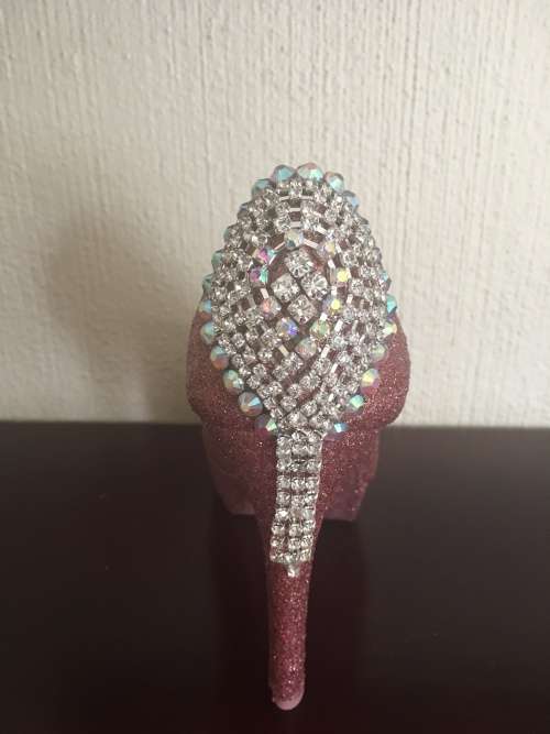 Dusty Pink/ bling /glitter / custom high heels