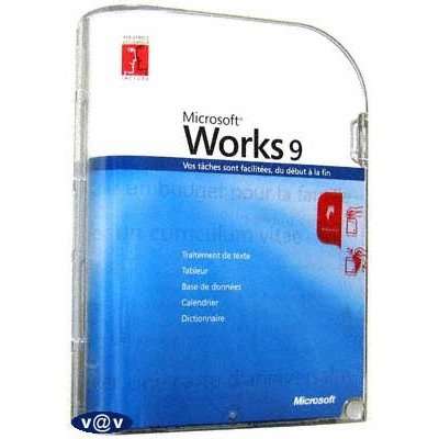 MICROSOFT WORKS 9 - RETAIL BOXED