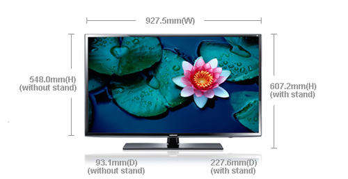 SAMSUNG (UA40EH6030R) 101.6cm (40) Full HD 3D LED TV