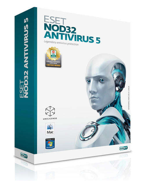 Eset NOD32 Antivirus 5 (1year / 1 computer licence) SEALED UNITS