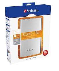 Verbatim - Store 'n' Go Portable HDD 3.00 2.5" USB 3.0 1TB - Silver