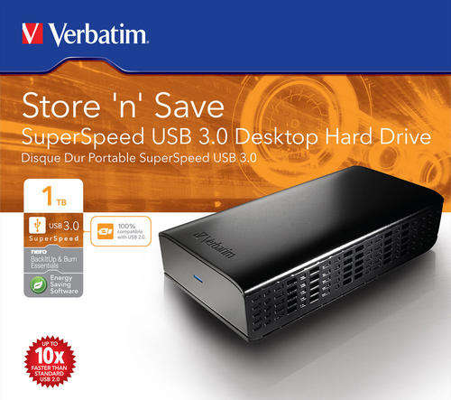 Store 'n' Save SuperSpeed USB 3.0 Desktop Hard Drive 1TB