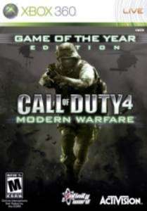 GAMING CLEARANCE SALE - Call of Duty 4 - Modern Warfare (Game of the Year Edition) - XBOX NEW