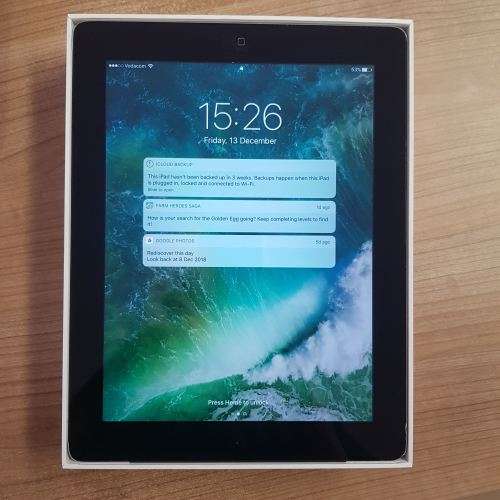 iPAD 4 | 16GB | 4G CELLULAR | WiFi | SILVER| GENUINE APPLE IPAD4 RETINA DISPLAY