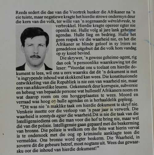 Volksverraad deur adv. P.J. Pretorius
