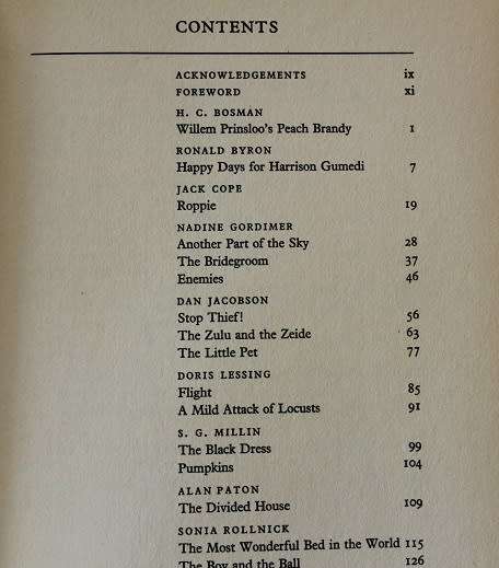 Short Stories from Southern Africa by Nadine Gordimer