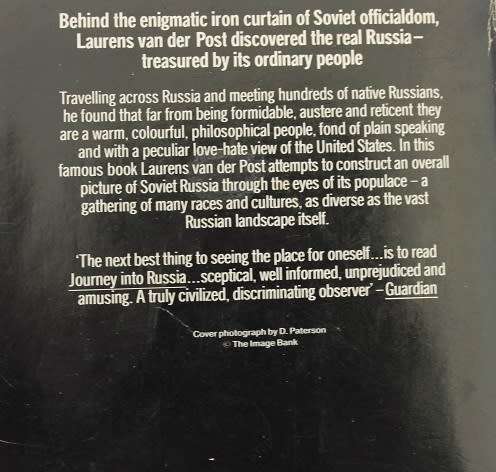 Journey into Russia by Laurens van der Post