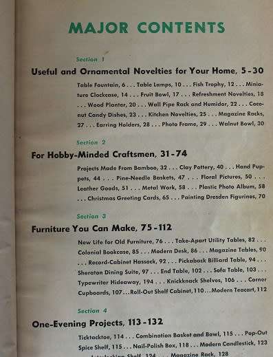 What to Make- Popular Mechanics 1952